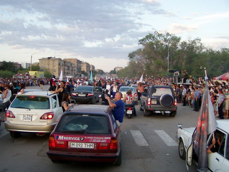 Центральная площадь города Балхаш