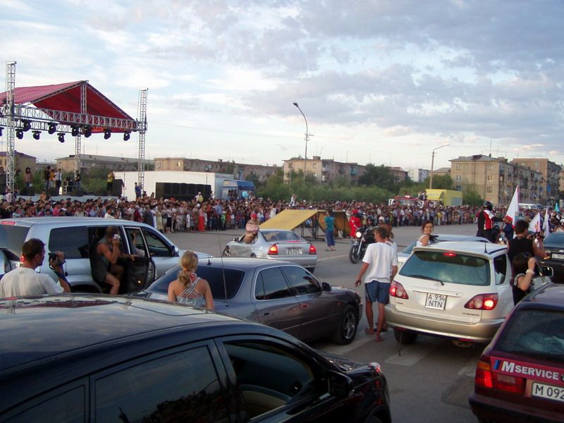 Центральная площадь города Балхаш