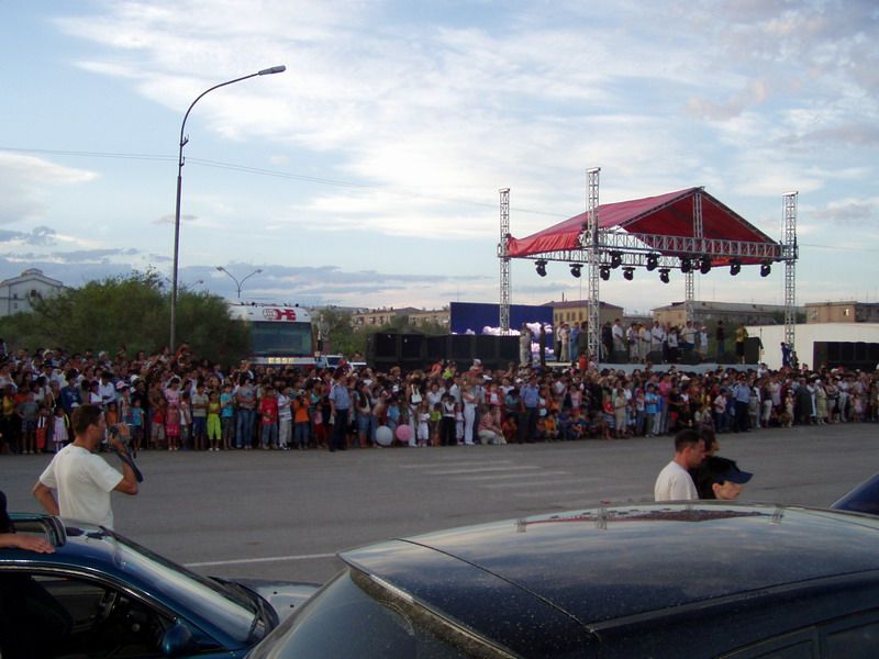Центральная площадь города Балхаш