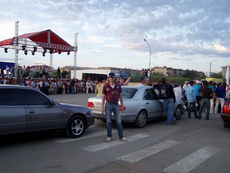 Центральная площадь города Балхаш